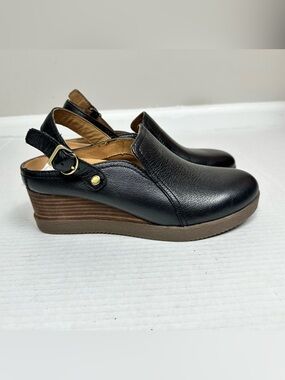 Dansko Sheridan Waterproof Slingback Platform Wedge Clog Size EU 37 - US 6.5/7.0